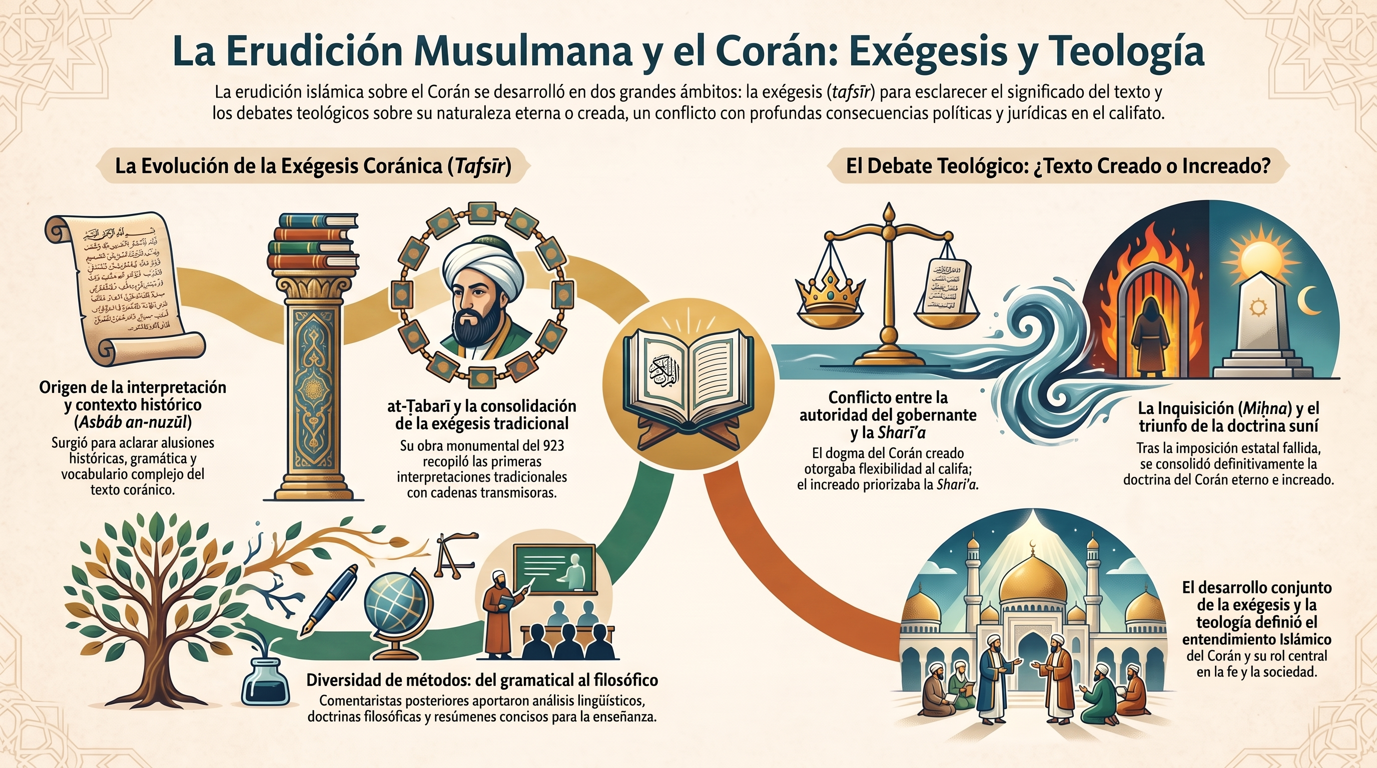 Infografía: Diez. La erudición musulmana y el Qur’ān