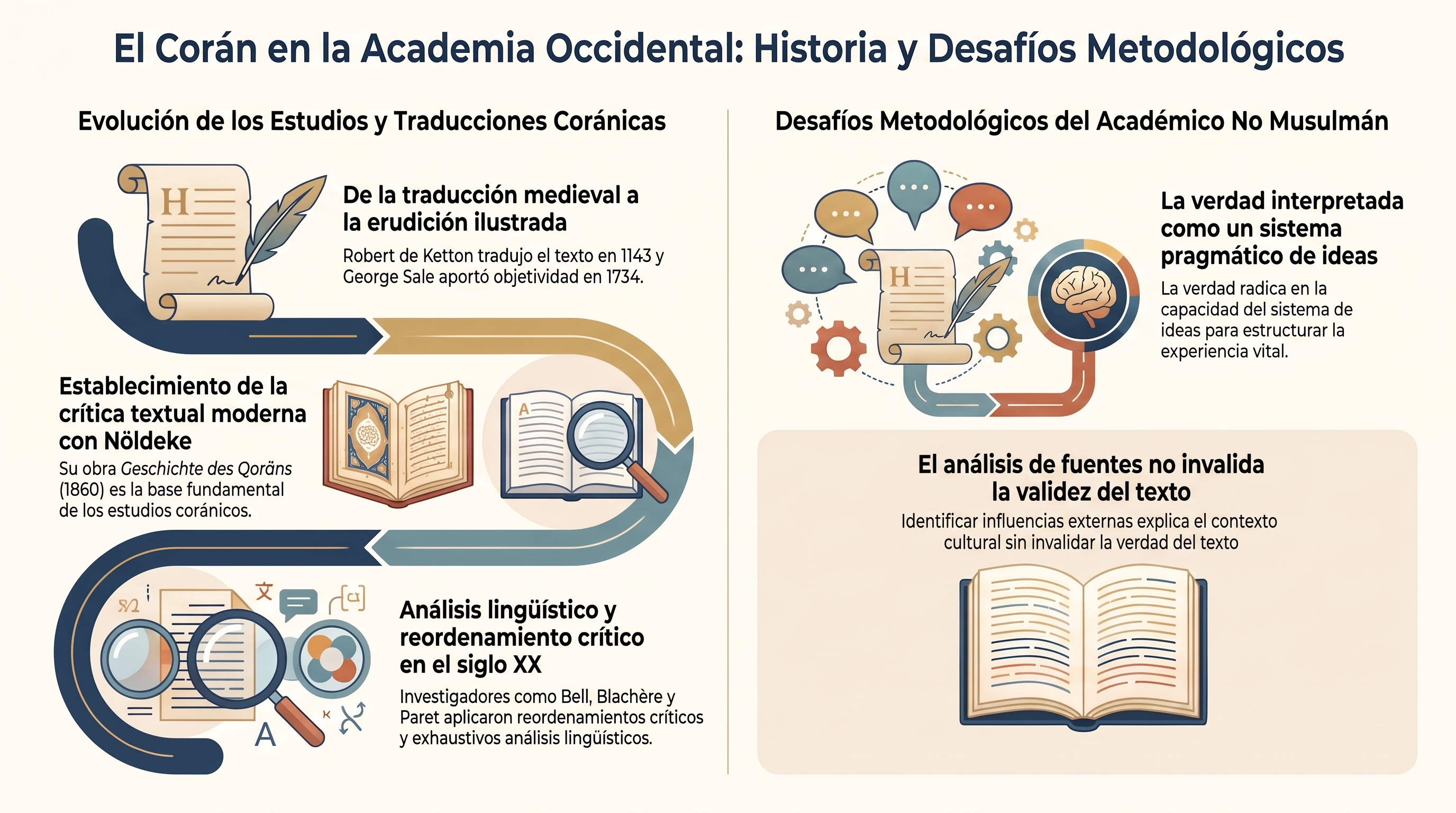 Infografía: Once. El Qur’ān y la erudición occidental