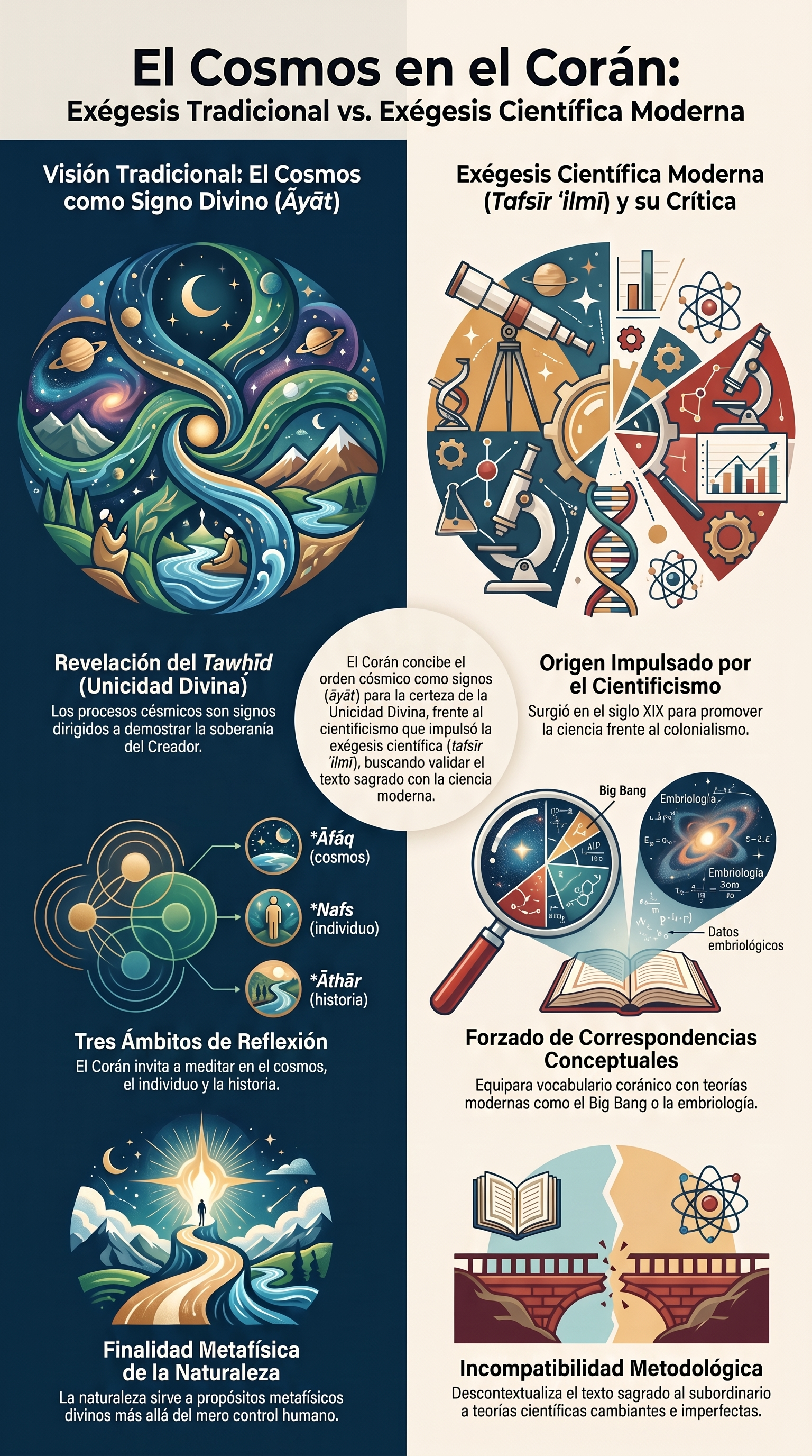 Infografía: Comentario científico sobre el Corán