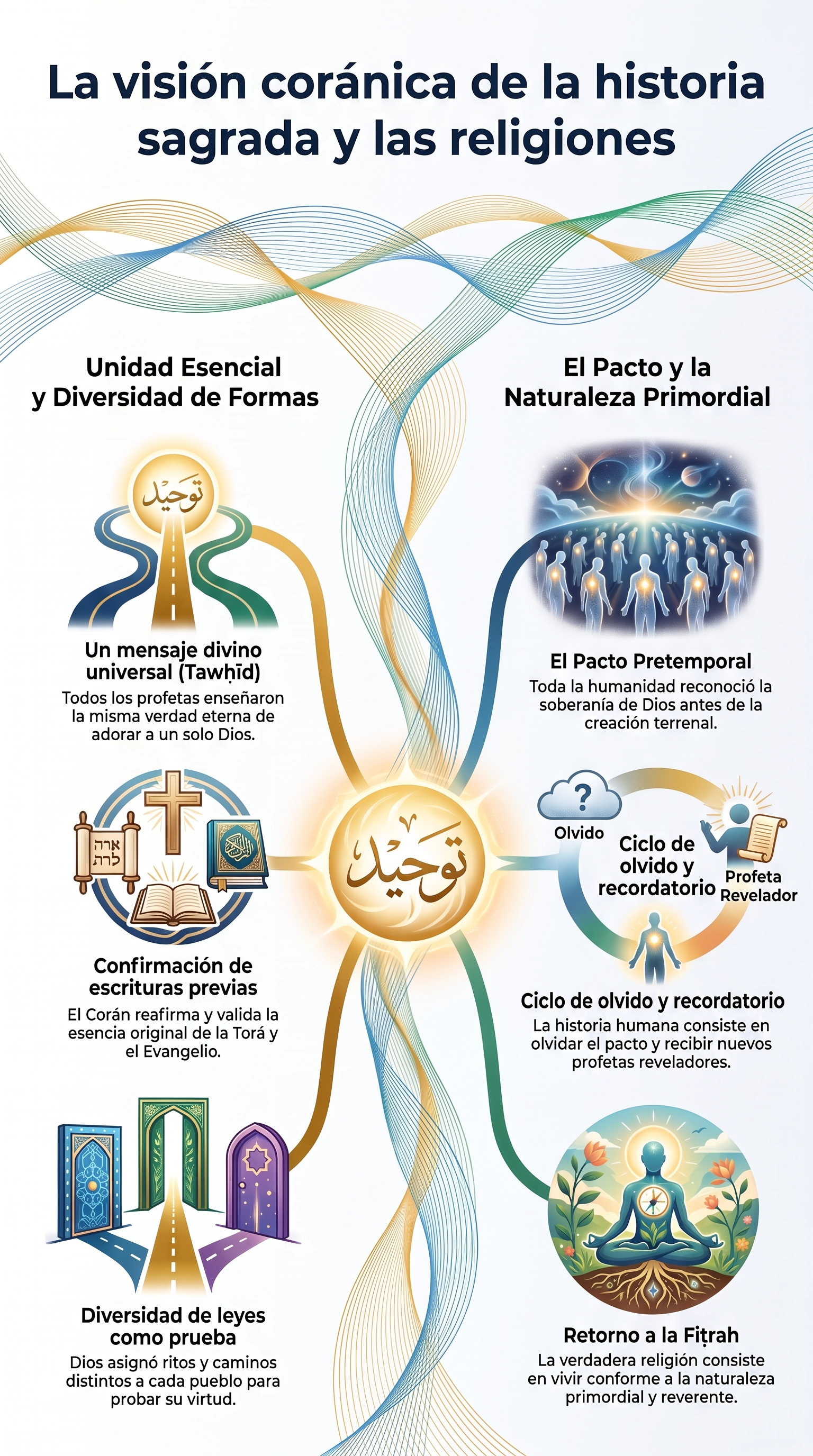 Infografía: La perspectiva coránica de la historia sagrada y de las demás religiones