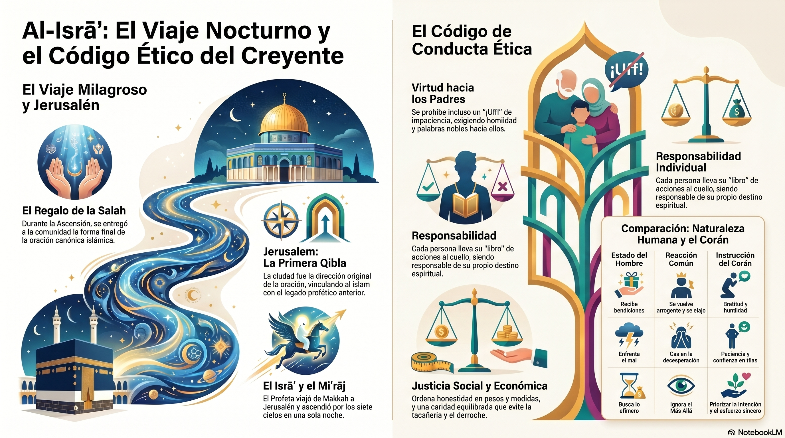 Infografía: 17. al-Isrāʾ