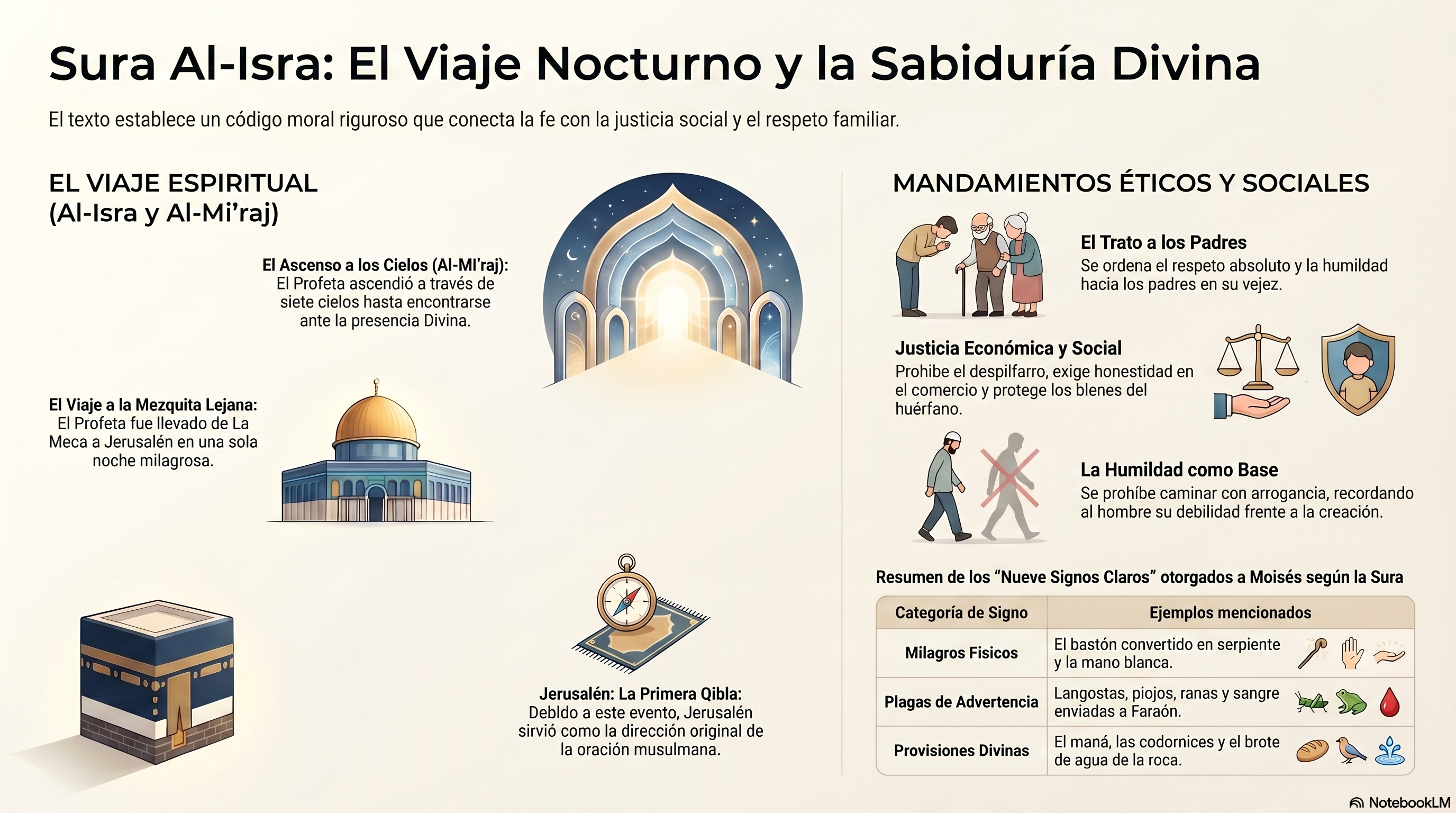 Infografía: 17. al-Isrāʾ