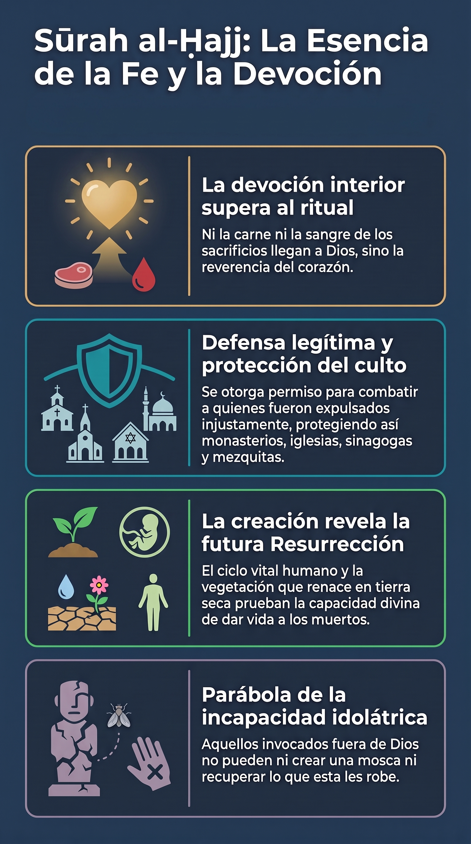 Infografía: 22. al-Ḥaŷŷ