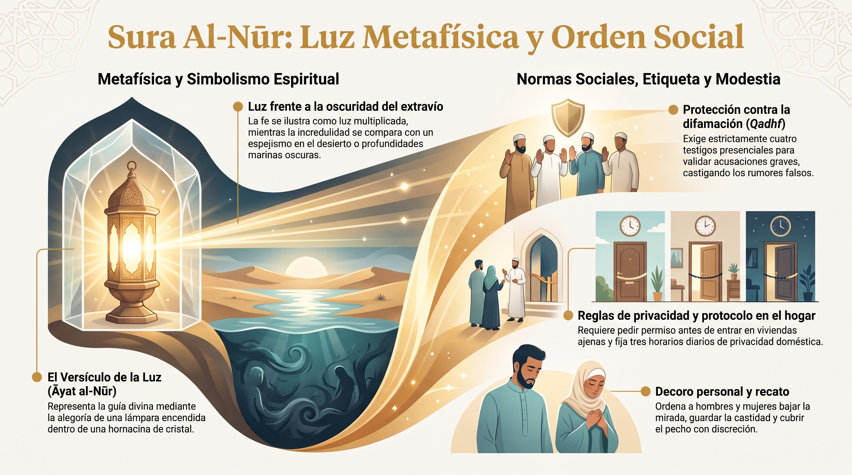 Infografía: 24. al-Nūr