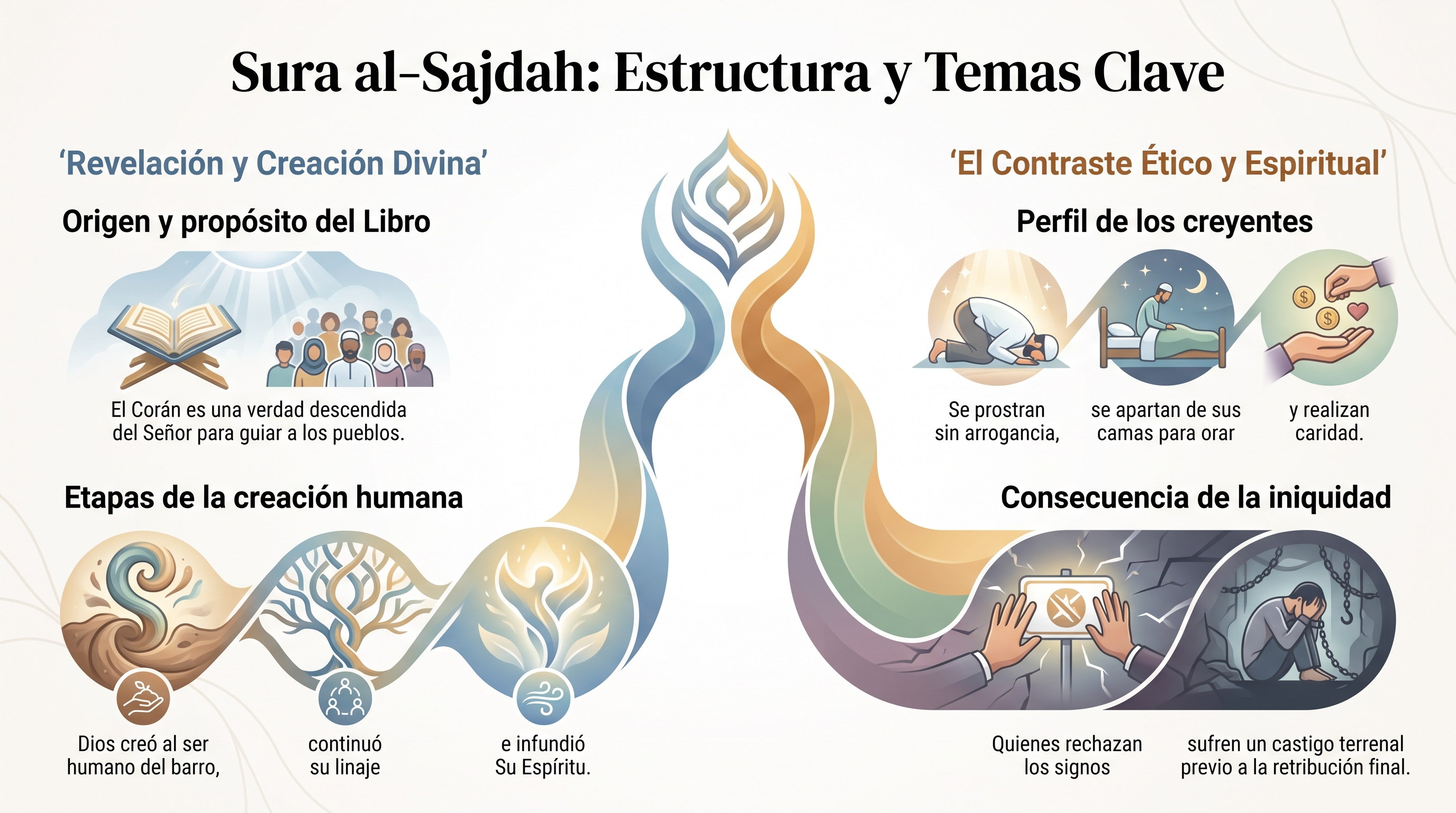 Infografía: 32. al-Saŷdah
