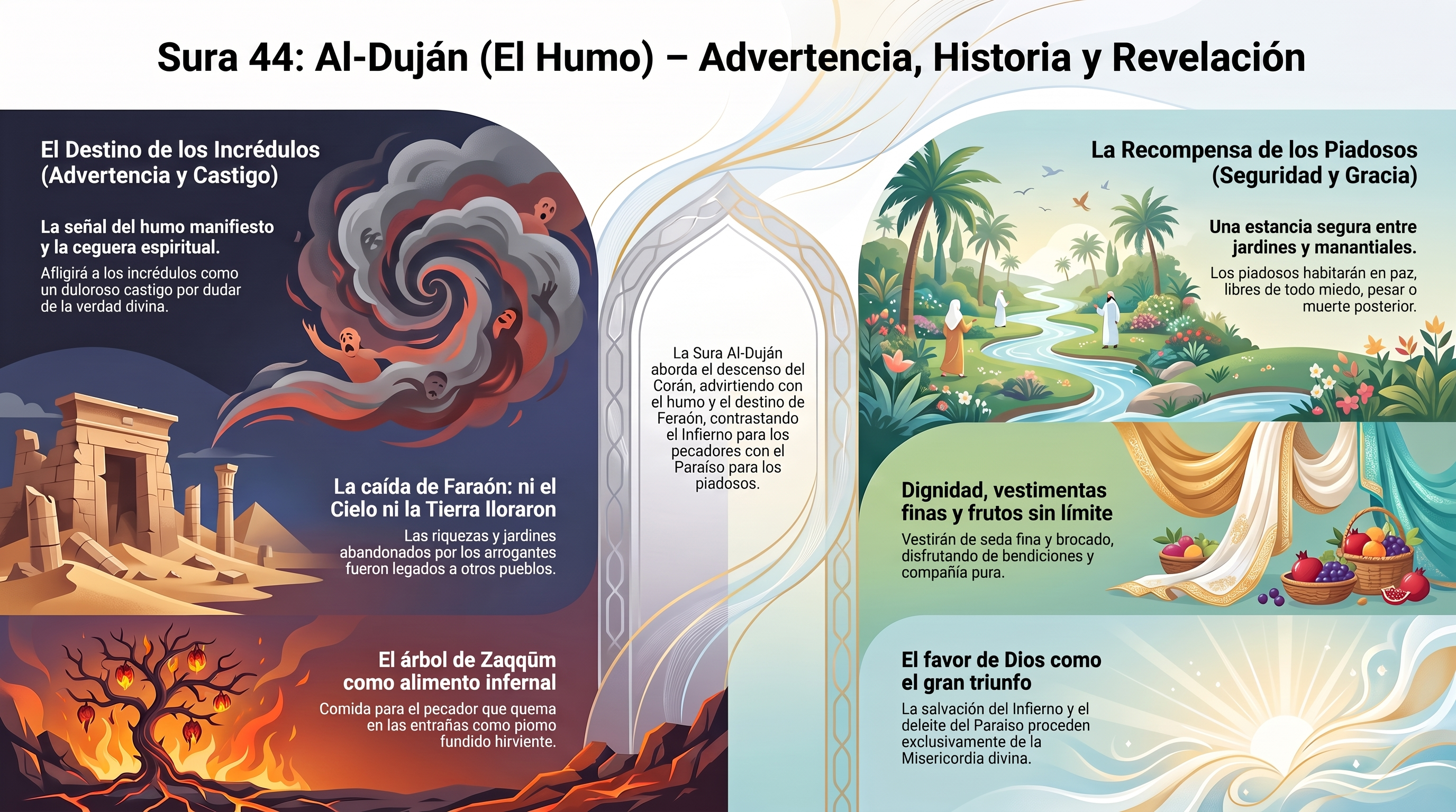 Infografía: 44. al-Duḫān