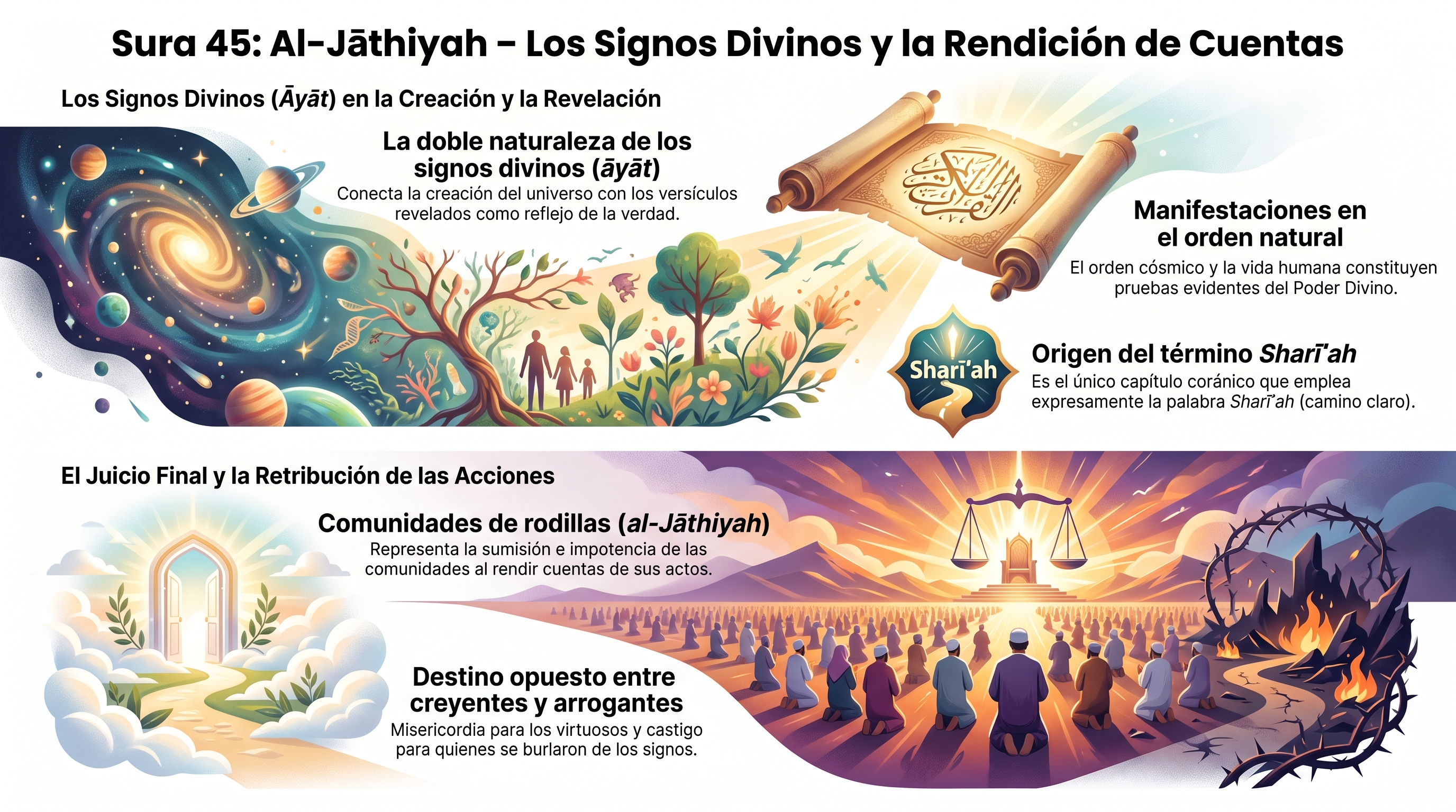 Infografía: 45. al-Ŷāthiyah