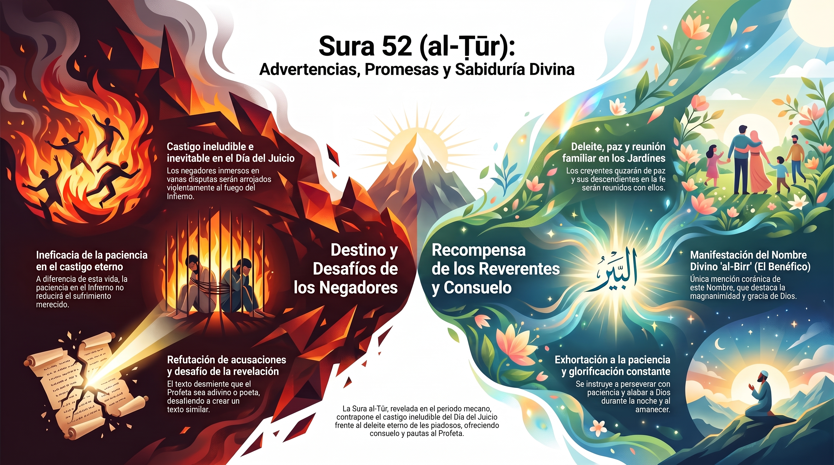 Infografía: 52. al-Ṭūr