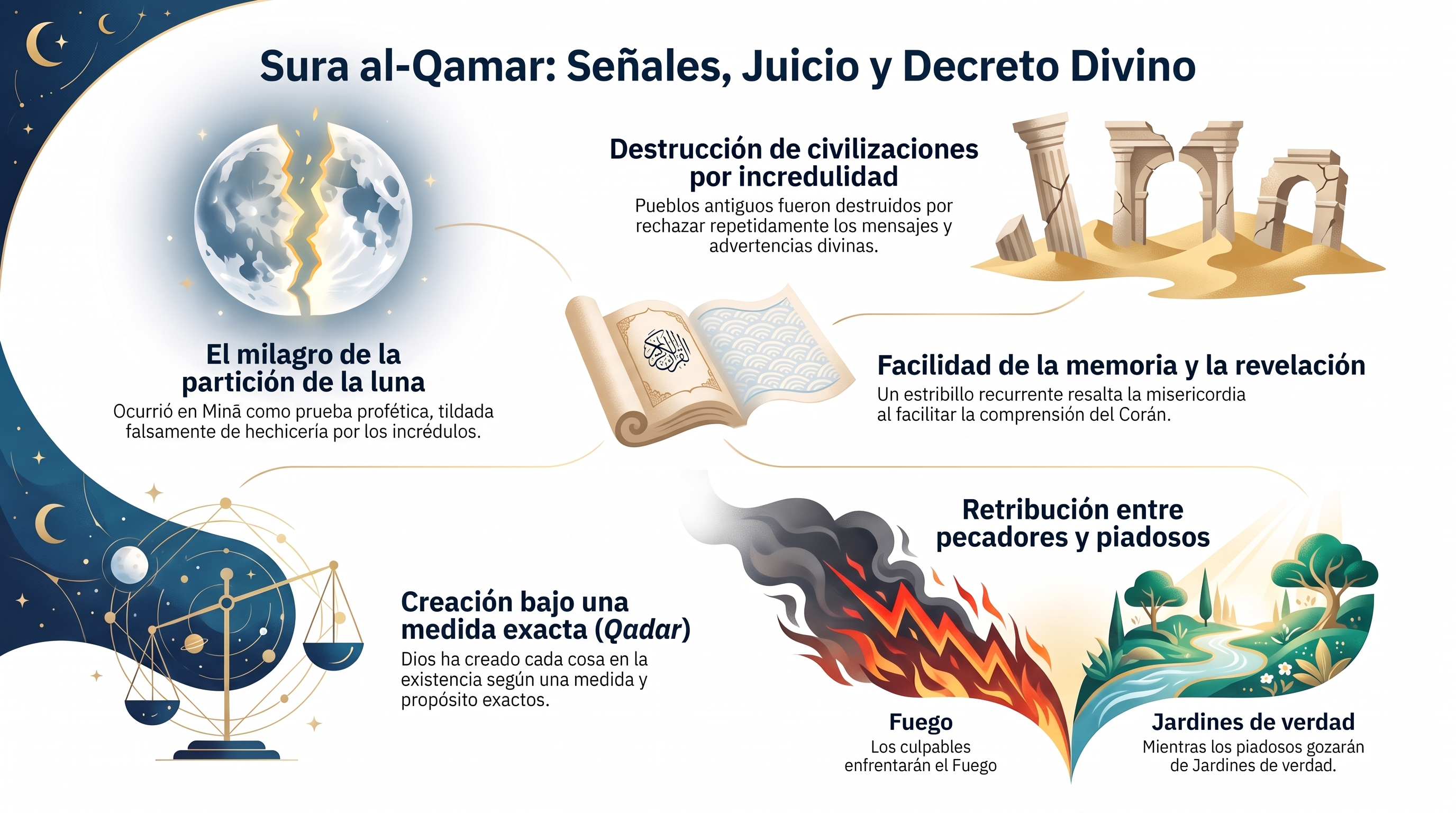 Infografía: 54. al-Qamar