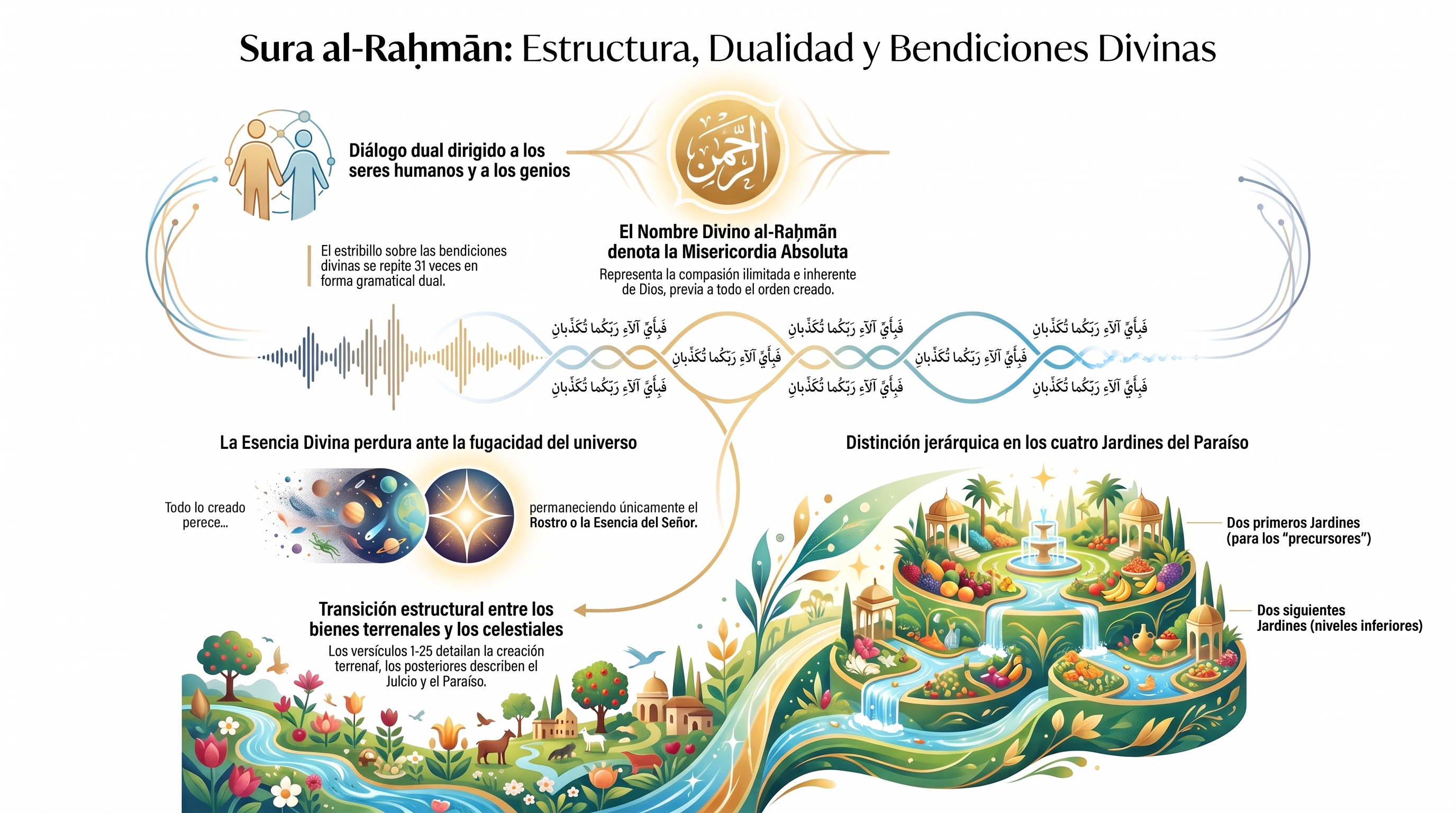 Infografía: 55. al-Raḥmān