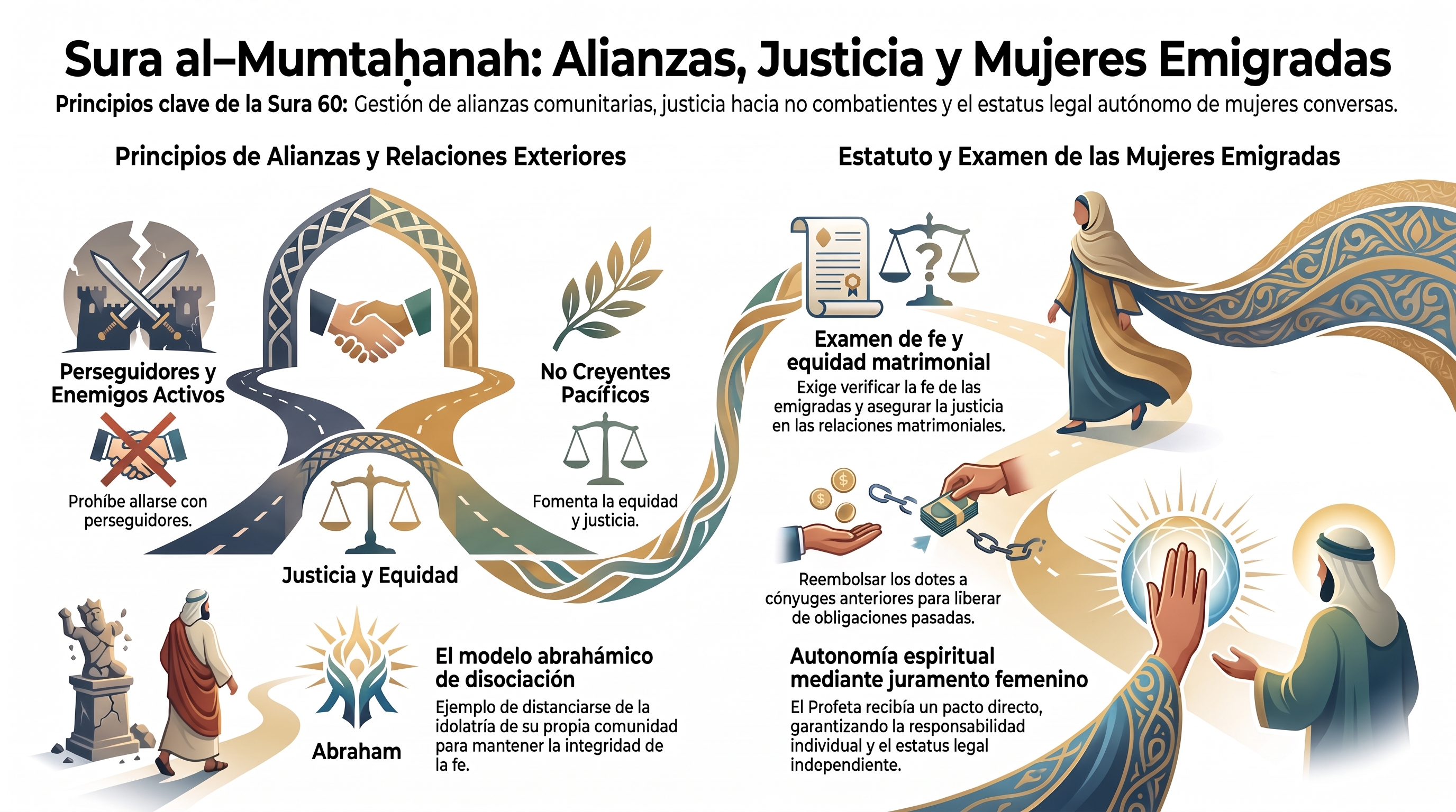 Infografía: 60. al-Mumtaḥanah