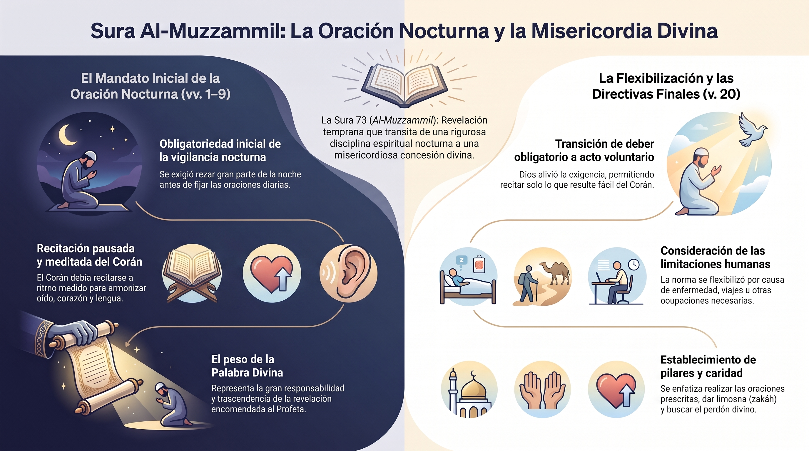 Infografía: 73. al-Muzzammil