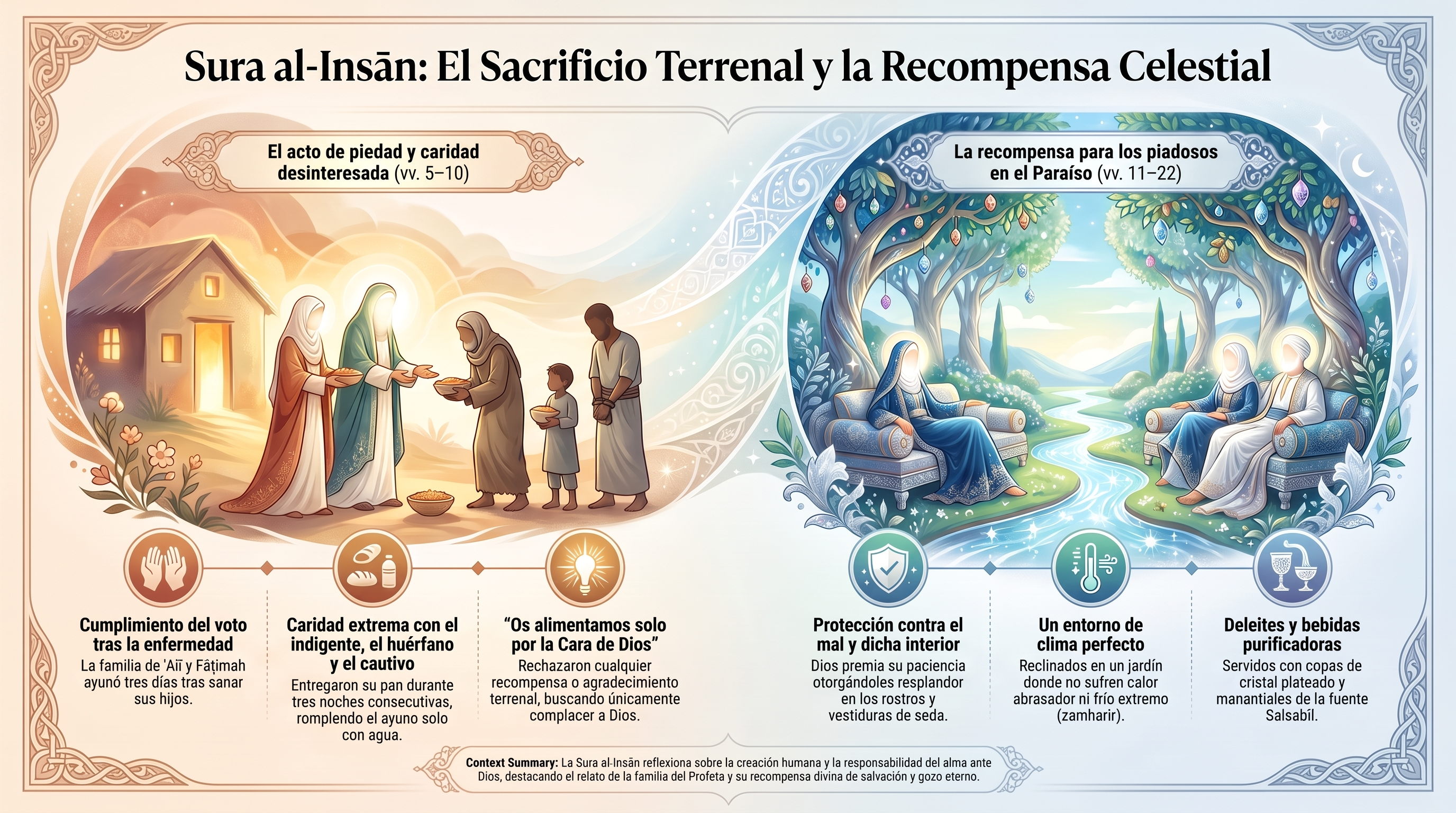 Infografía: 76. al-Insān
