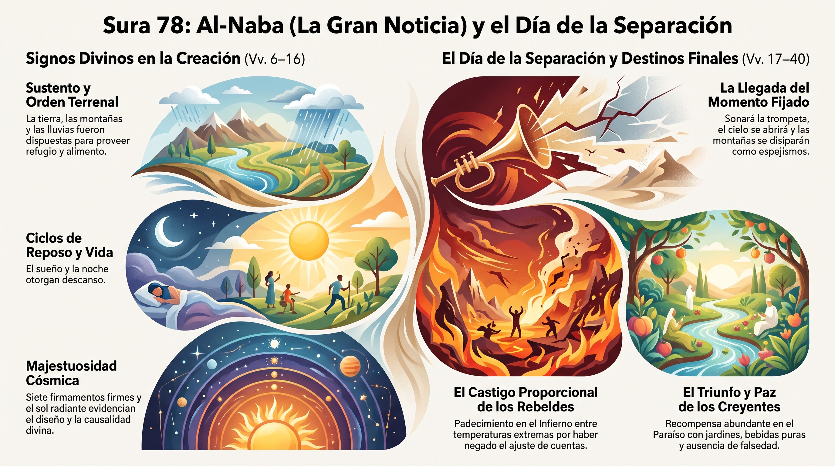Infografía: 78. al-Nabaʾ
