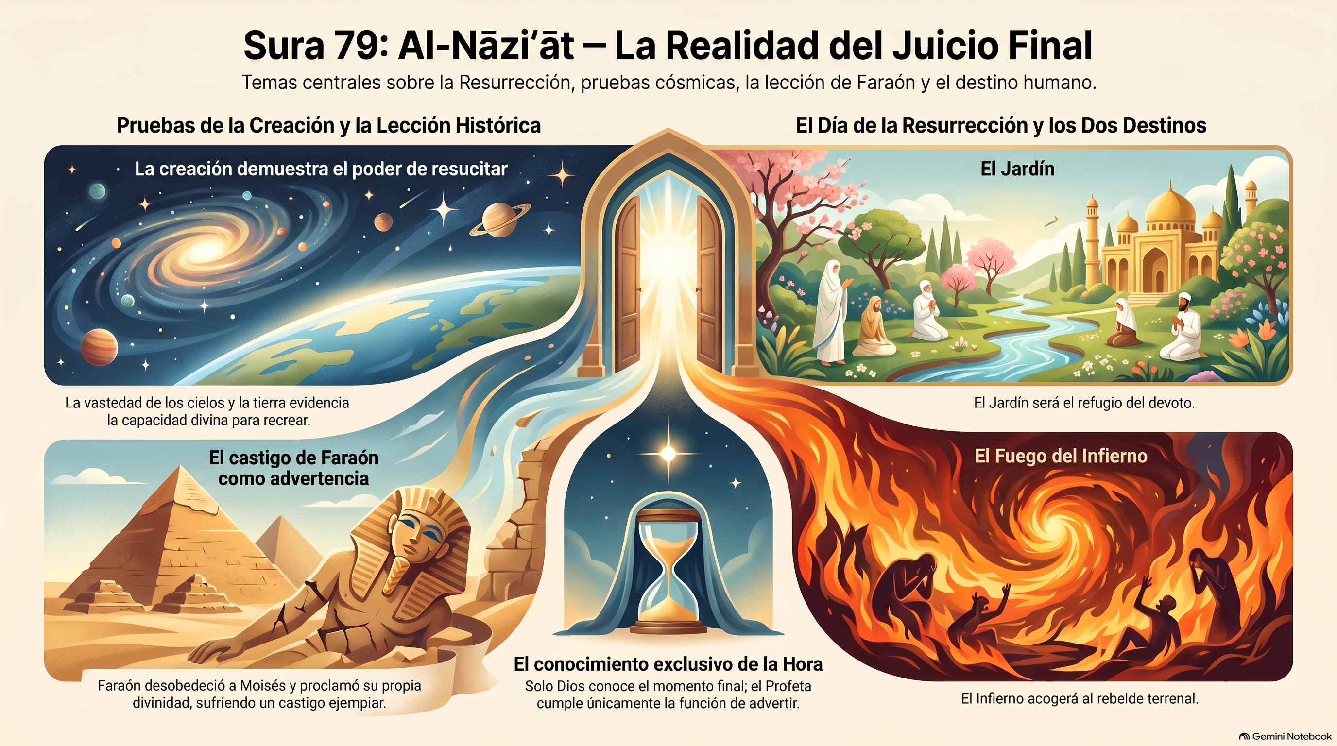 Infografía: 79. al-Nāziʿāt