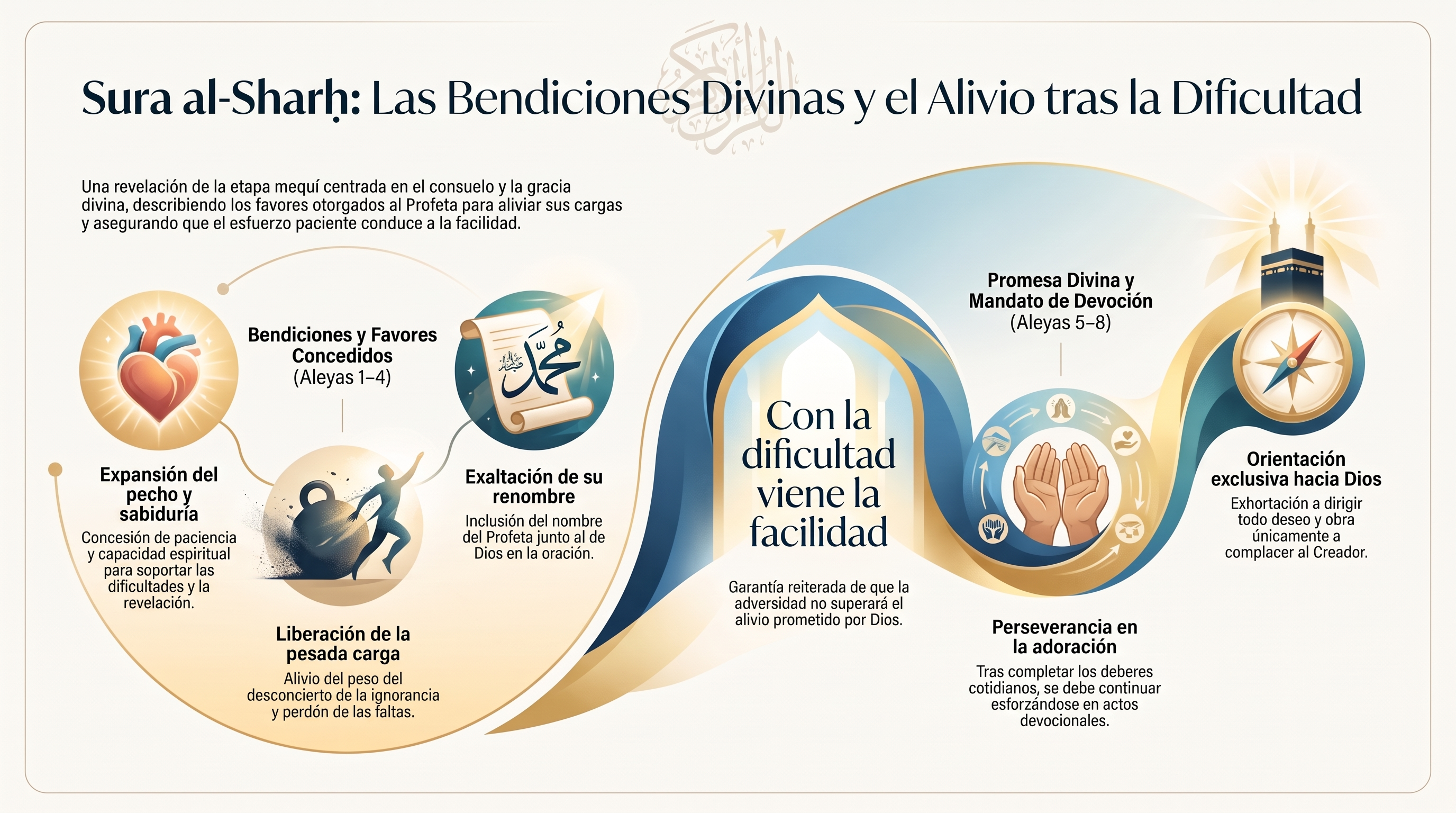 Infografía: 94. al-Sharḥ