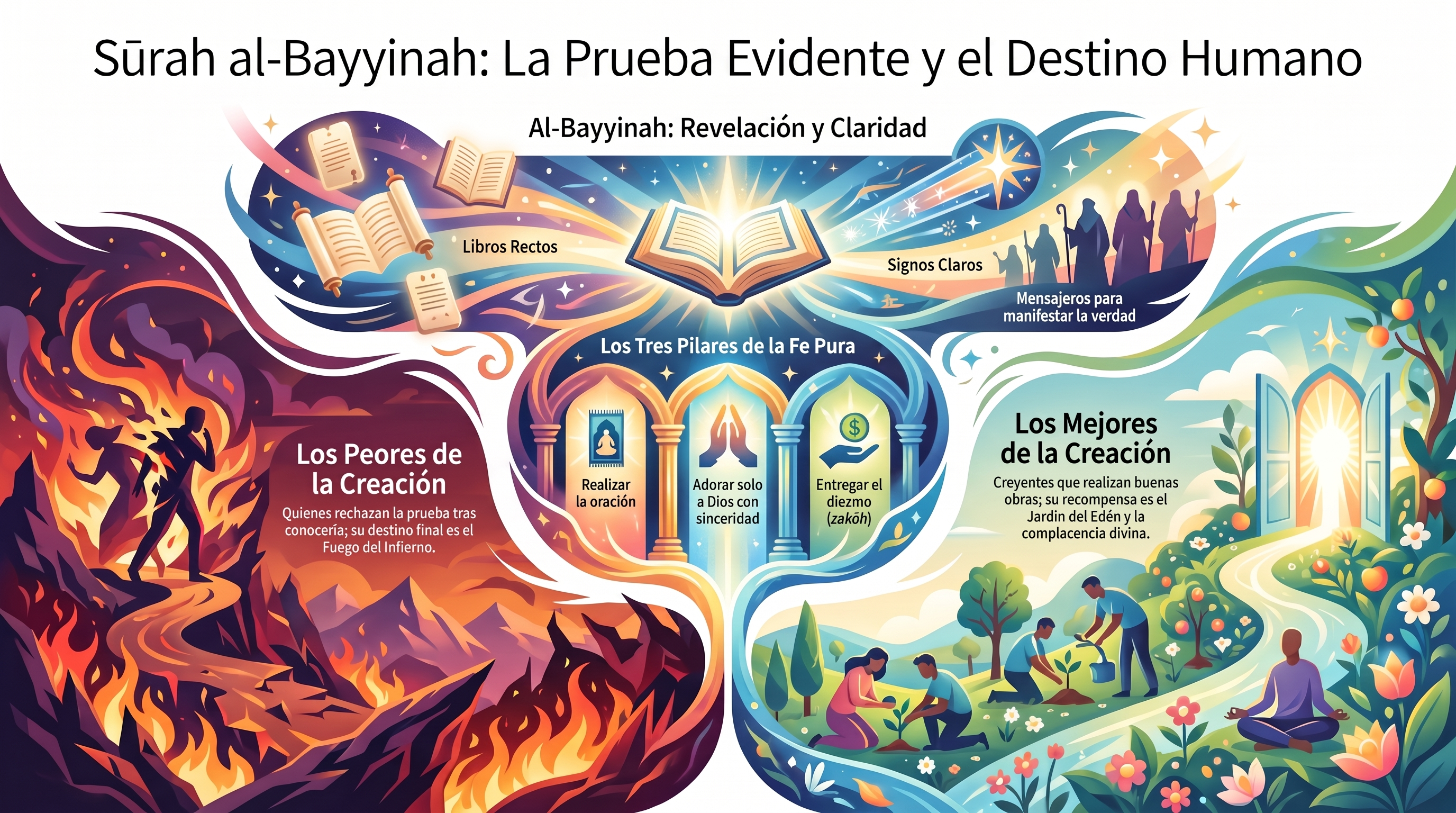 Infografía: 98. al-Bayyinah