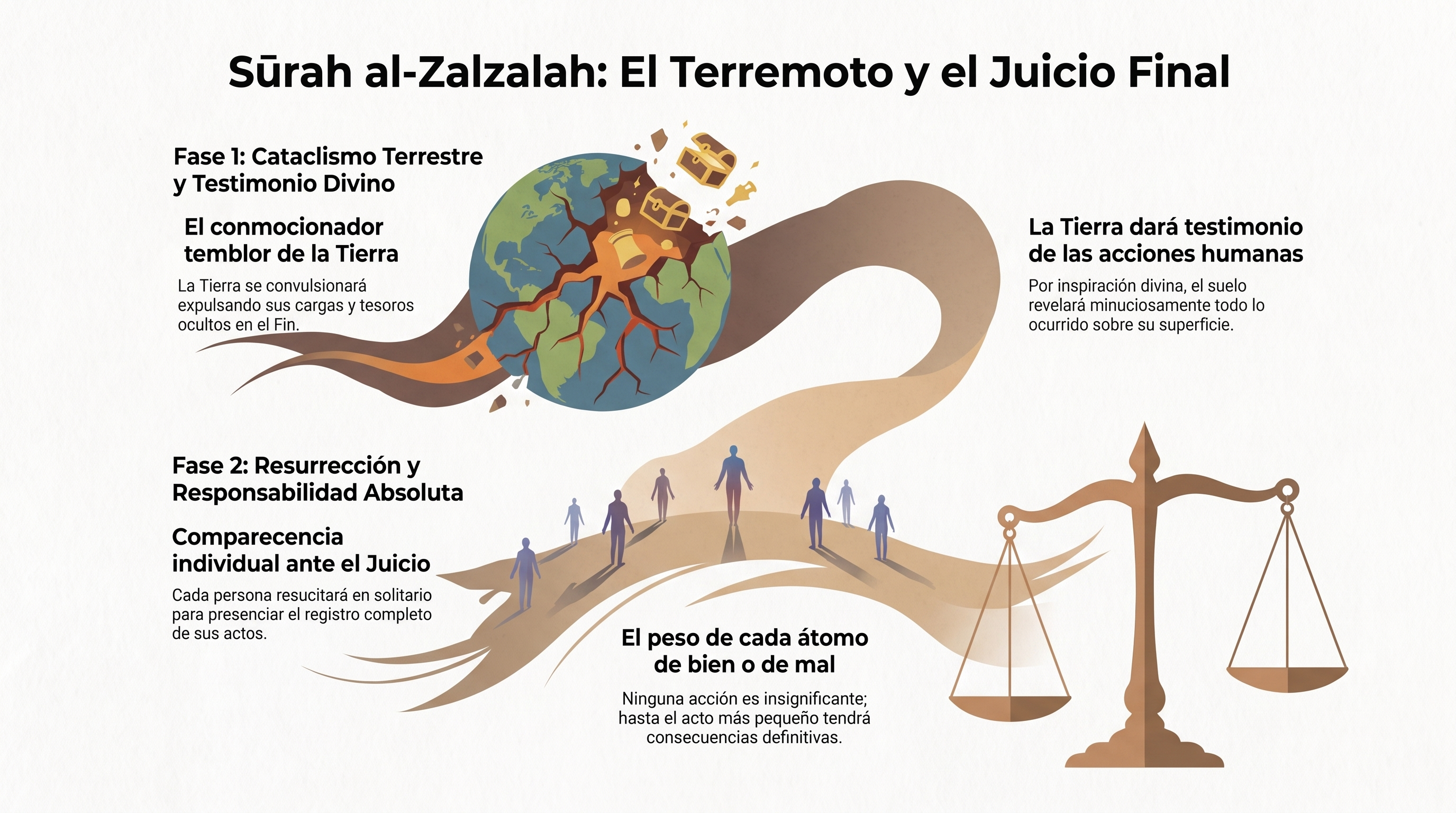 Infografía: 99. al-Zalzalah