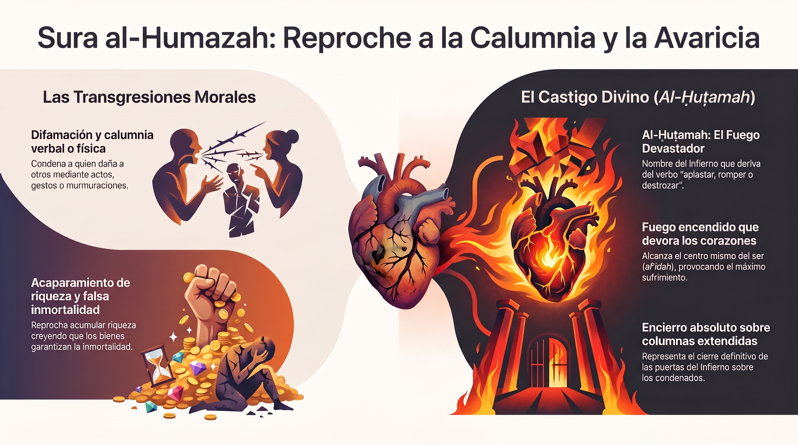 Infografía: 104. al-Humazah