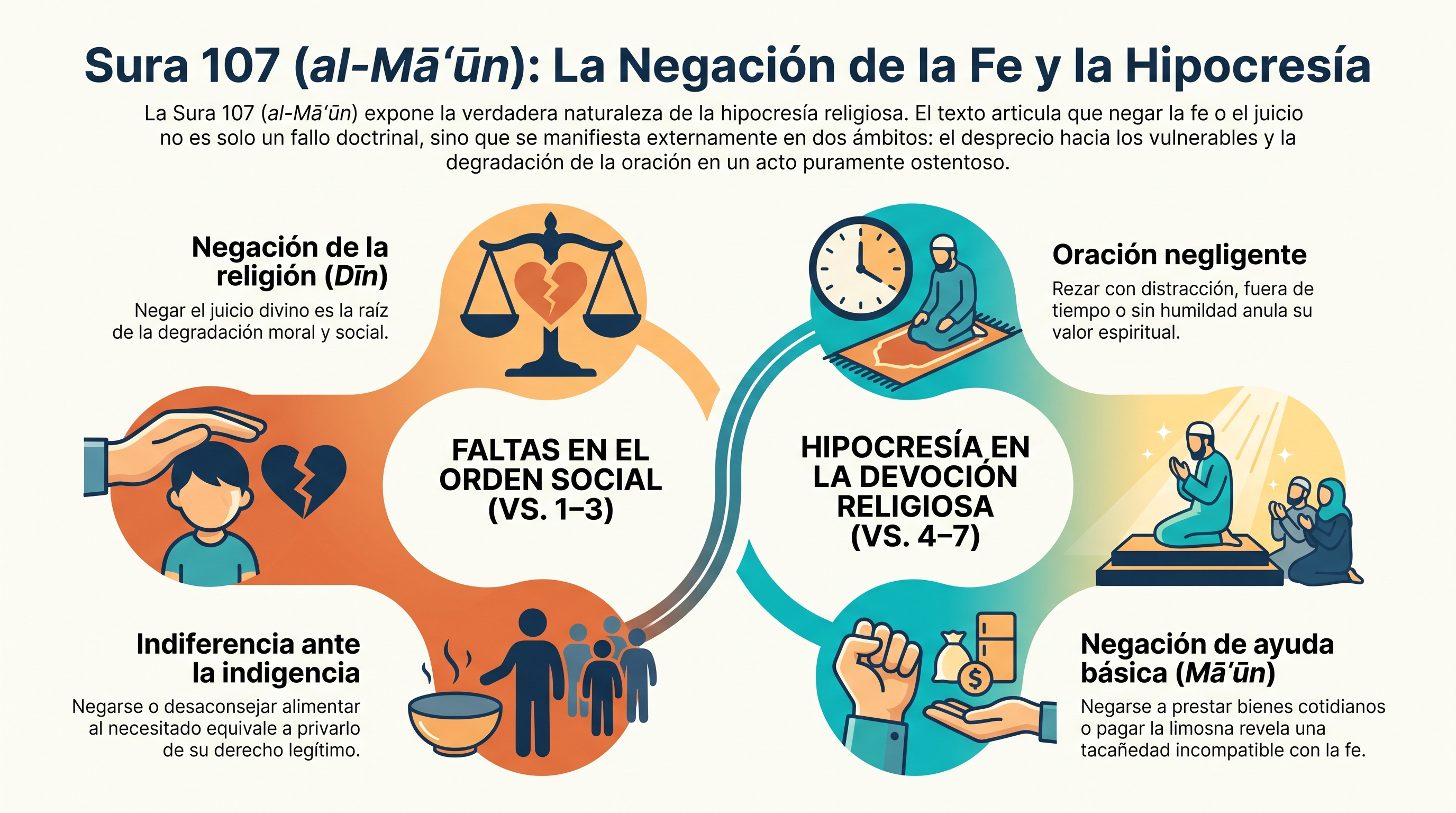 Infografía: 107. al-Māʿūn