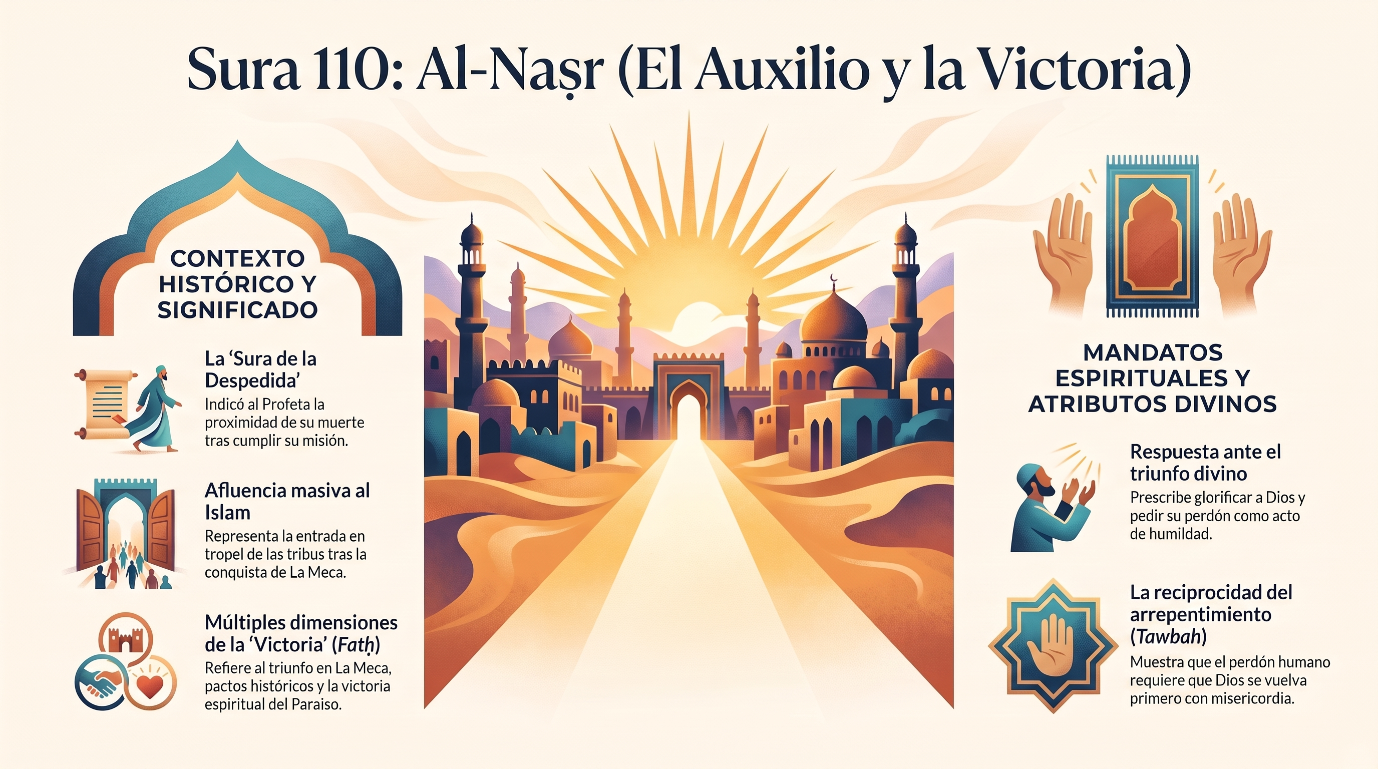 Infografía: 110. al-Naṣr