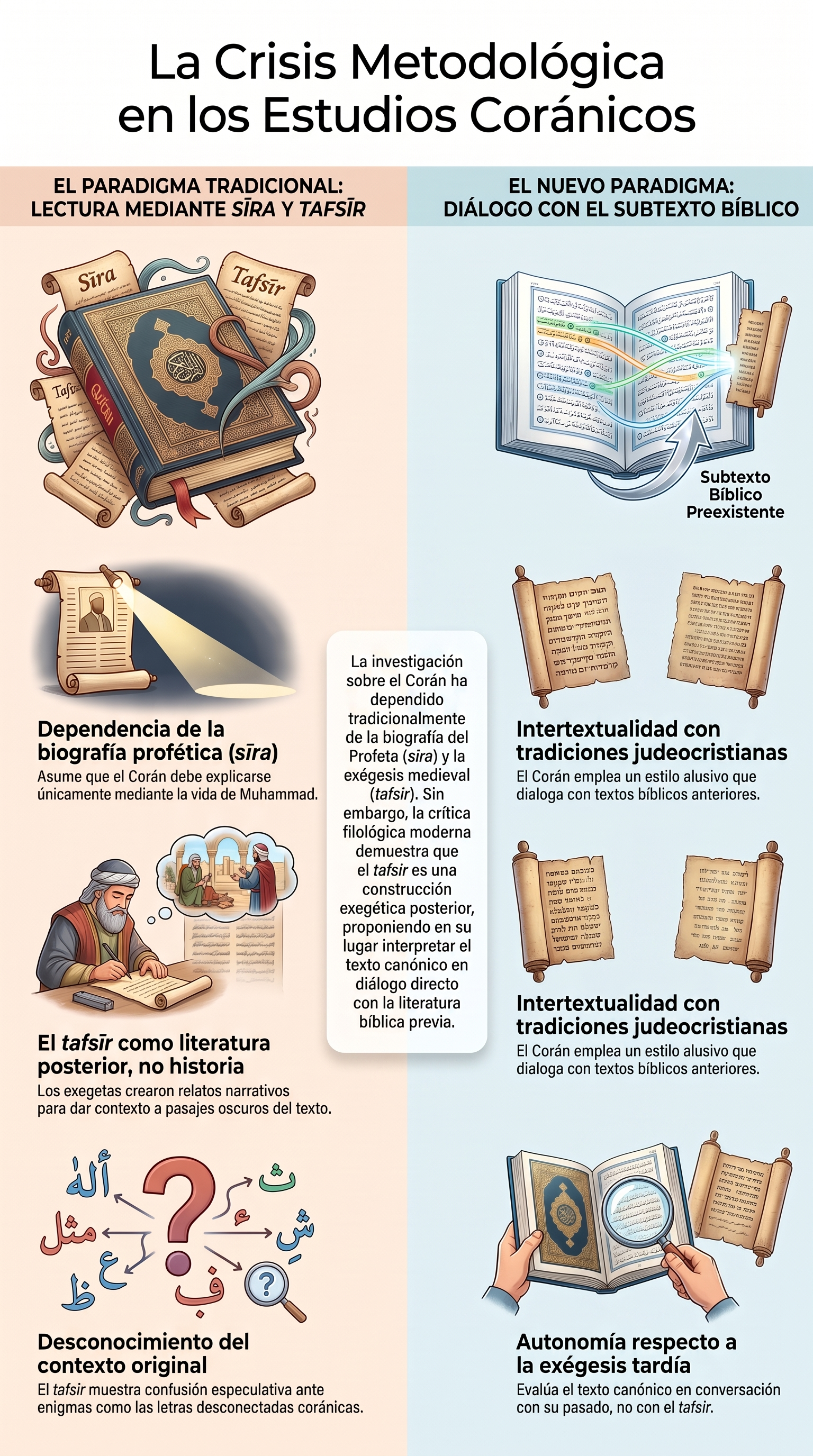Infografía: La crisis de los estudios coránicos