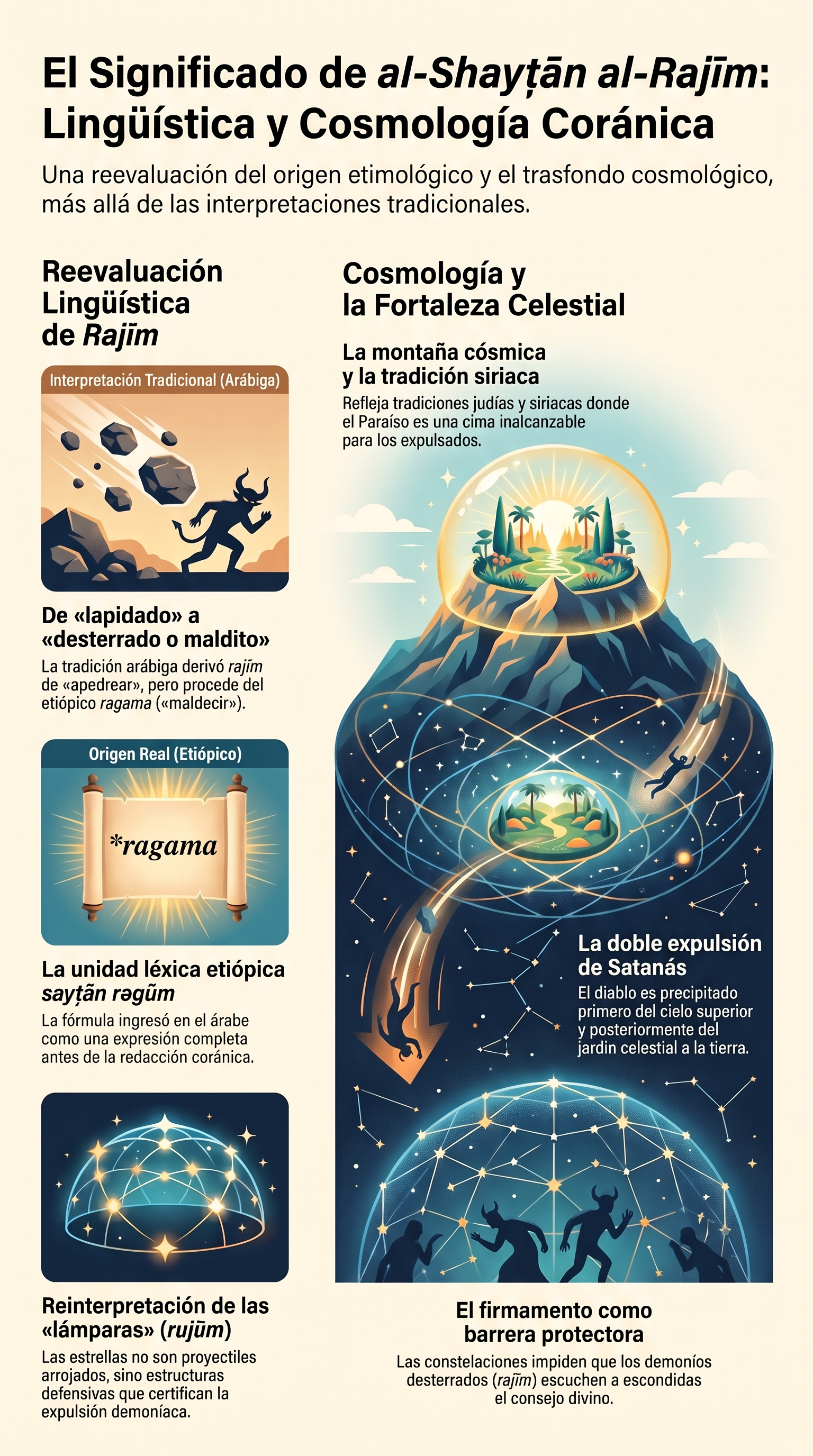 Infografía: al-Shayṭān al-Rajīm