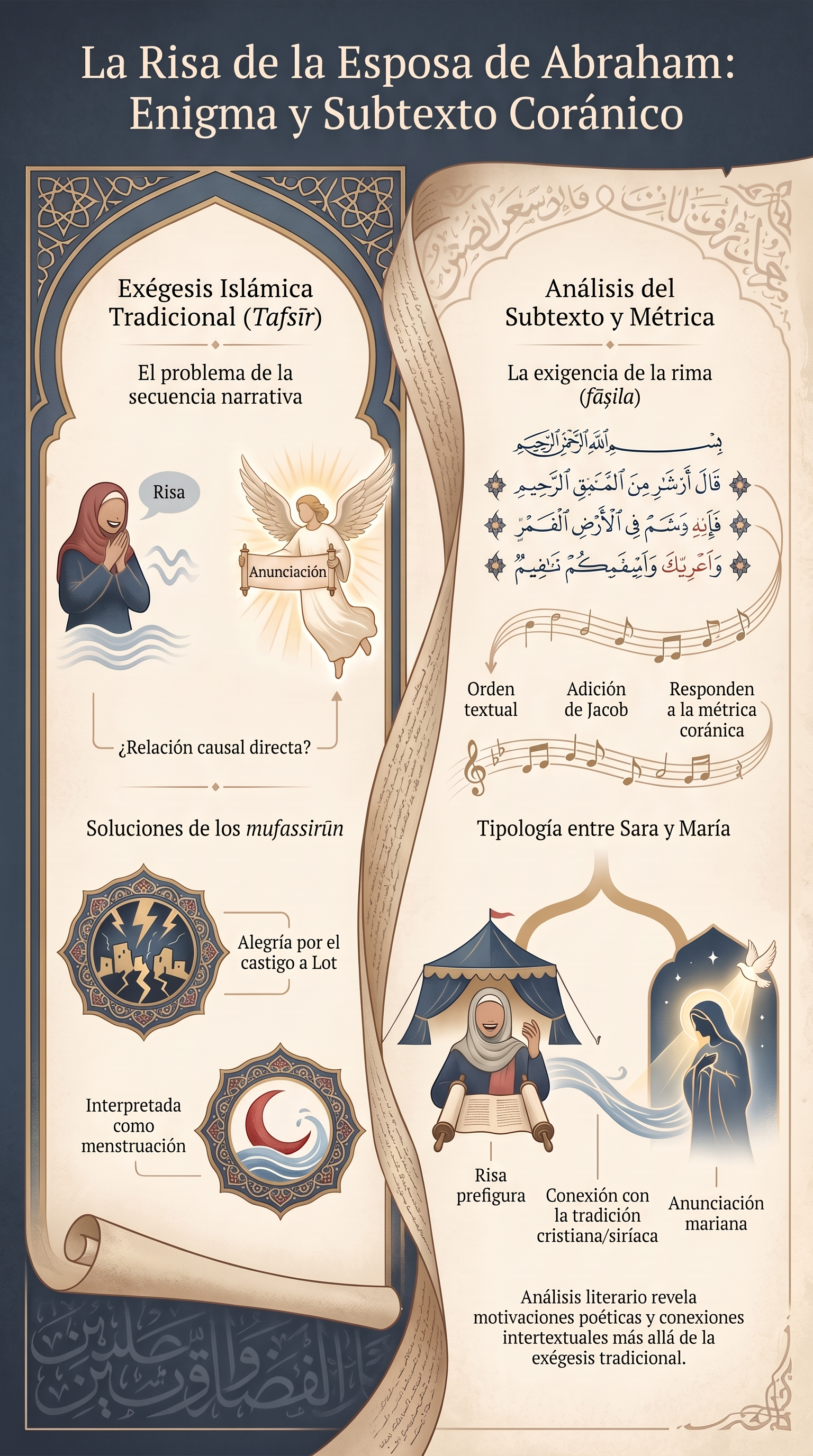 Infografía: La risa de la esposa de Abraham
