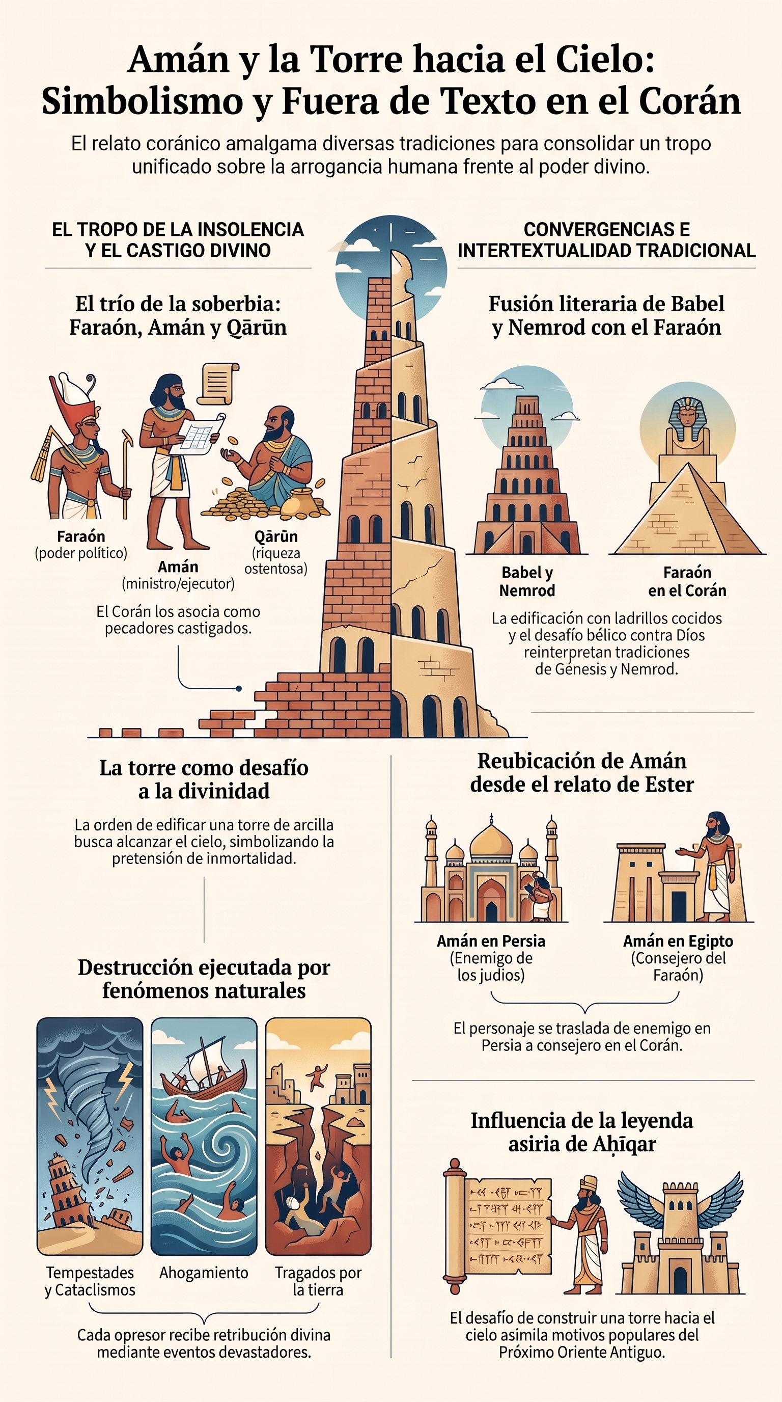 Infografía: Amán y la torre hacia el cielo
