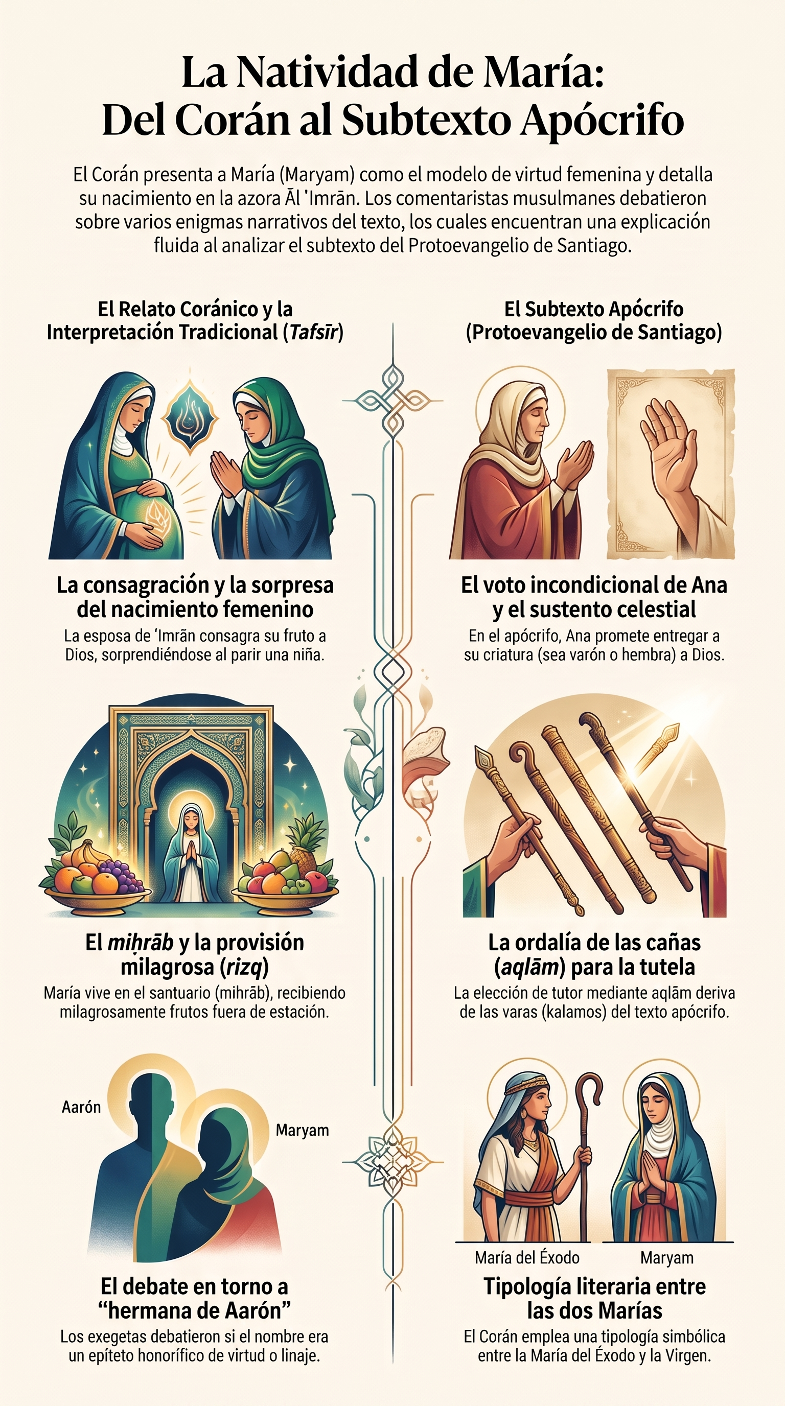 Infografía: La natividad de María