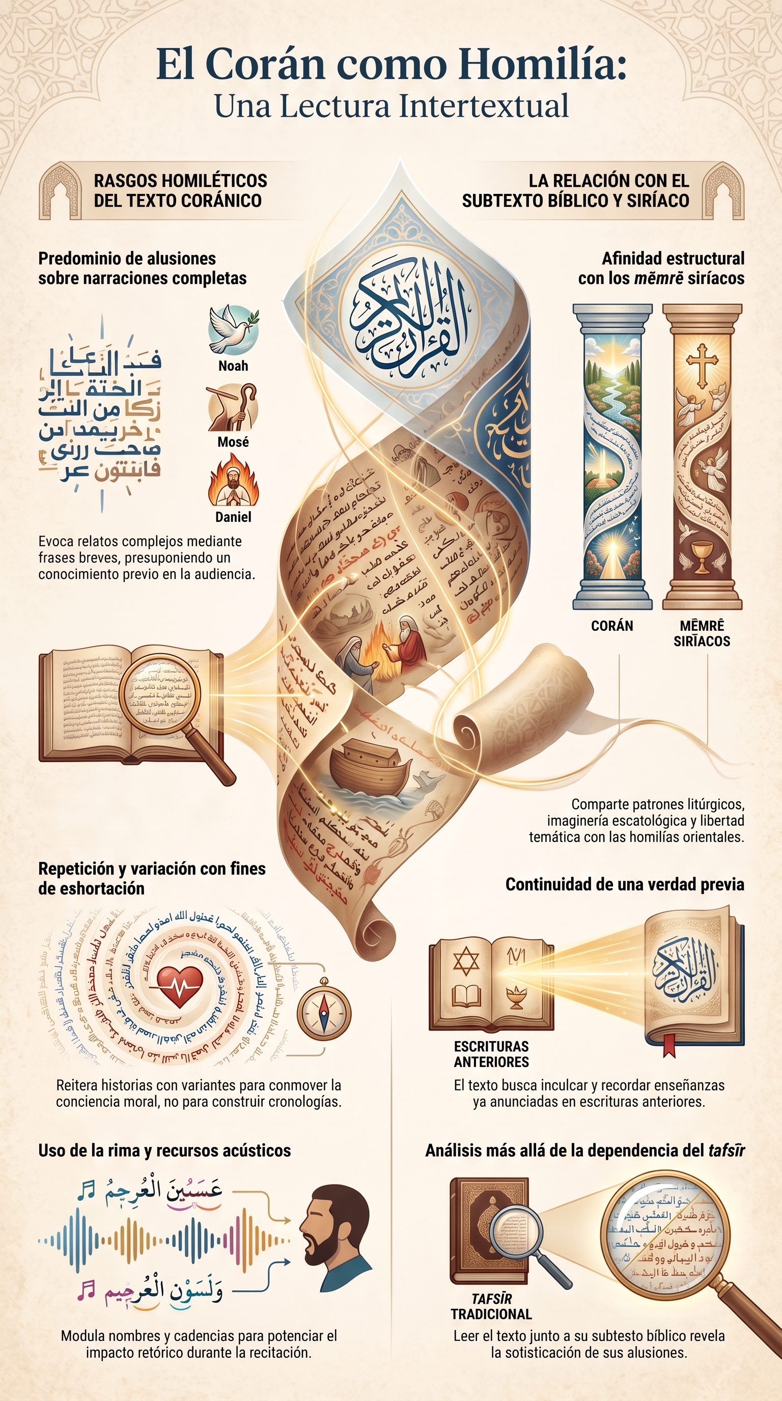 Infografía: La lectura del Corán como homilía