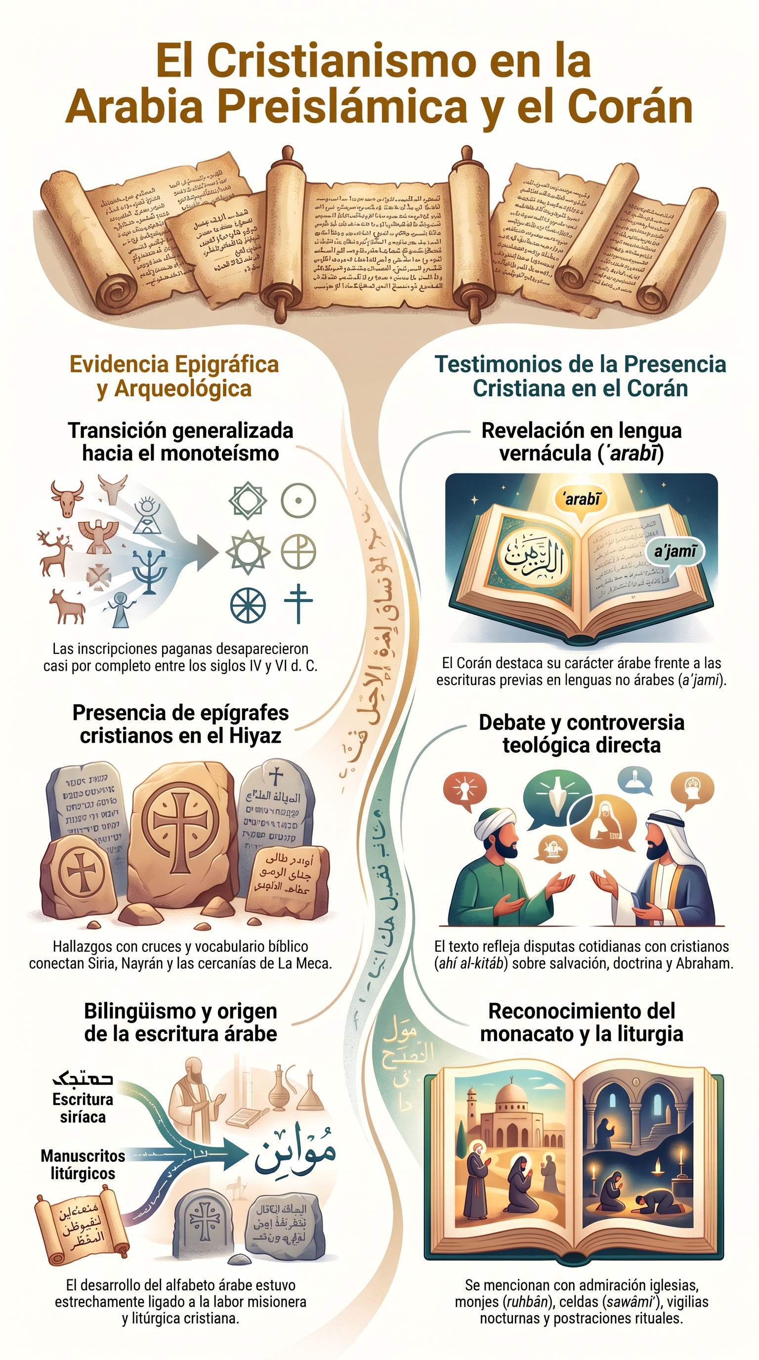 Infografía: El cristianismo en el contexto histórico del Corán