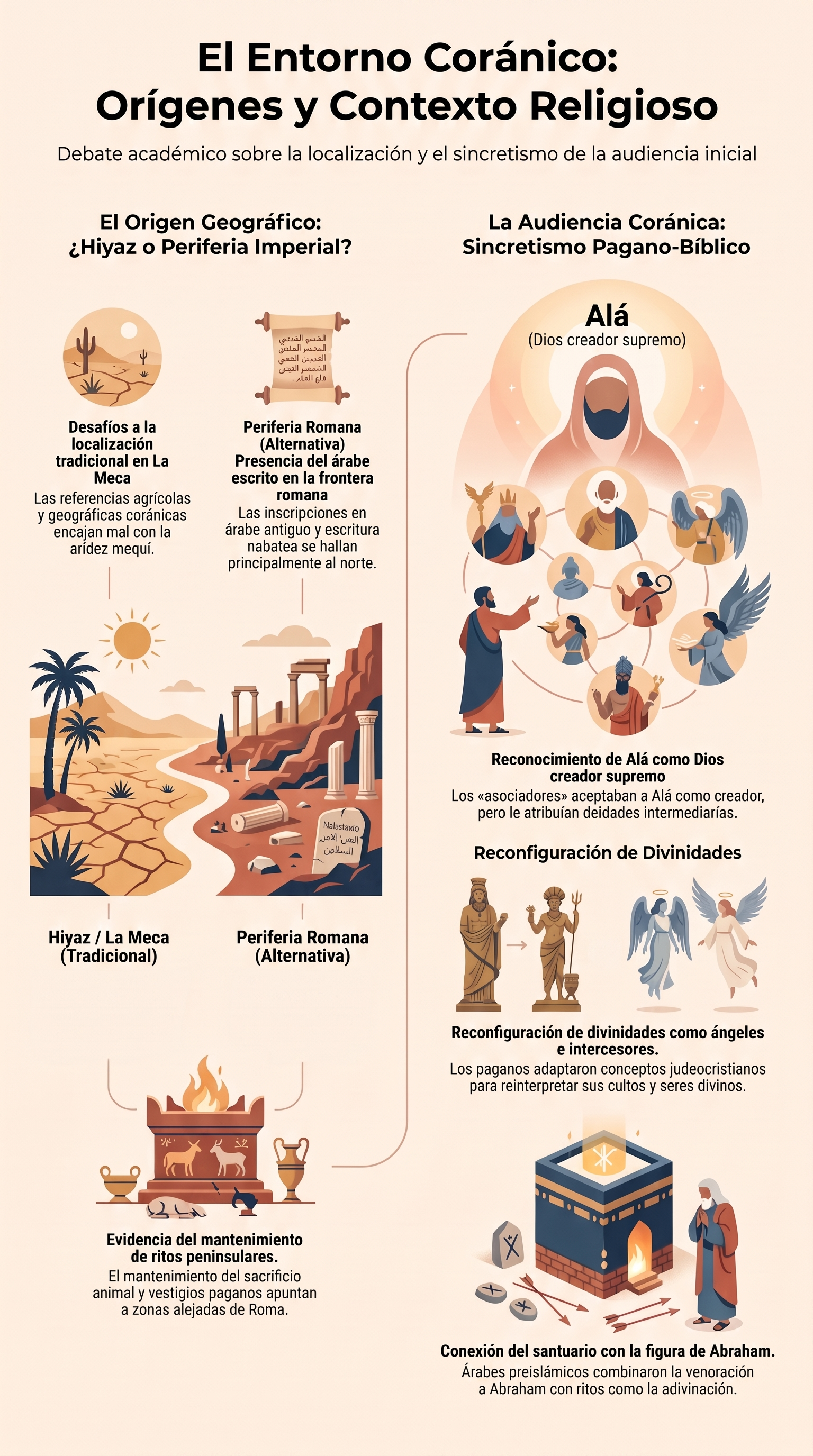 Infografía: El entorno coránico